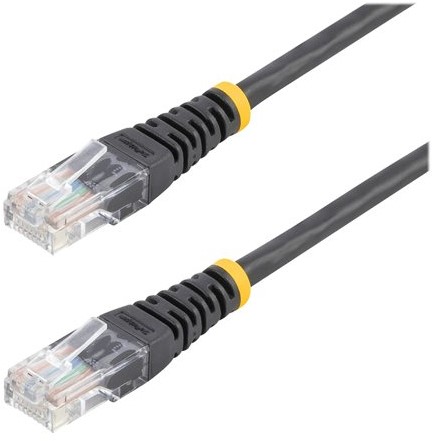 StarTech.com 15 m Cat5e Gegoten RJ45 UTP Netwerkkabel Zwart