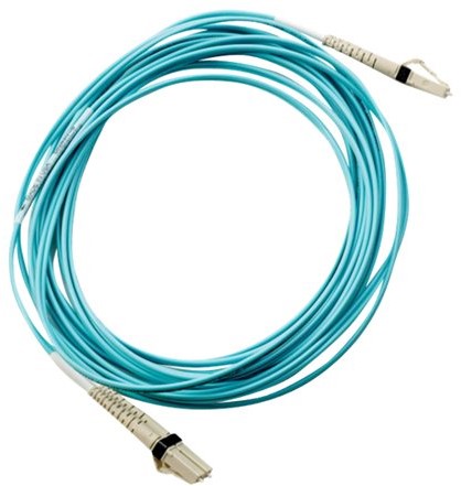 Hewlett Packard Enterprise AJ833A Glasvezel kabel 0,5 m LC Blauw