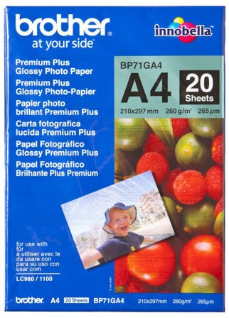 Brother A4 glanzend papier