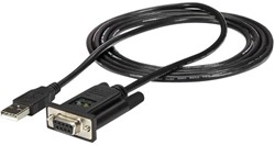 StarTech.com 1-Port USB naar Nulmodem RS232 DB9 Seriële DCE Adapterkabel met FTDI