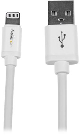 StarTech.com 2 m lange witte Apple 8-polige Lightning-connector-naar-USB-kabel voor iPhone / iPod / iPad