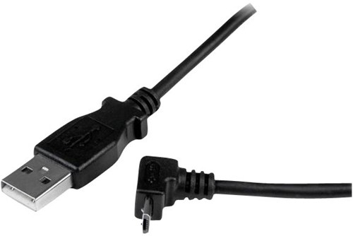 StarTech.com 2 m micro USB-kabel A-naar-micro-B met opwaartse hoek