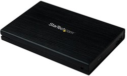 StarTech.com 2.5" Aluminum USB 3.0 Externe SATA III SSD Harde Schijf Behuizing met UASP, SATA 6 Gbps, Draagbare HDD/SSD Hard Drive Enclosure