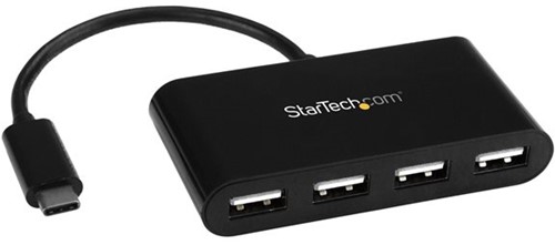 StarTech.com 4 poort USB-C hub mini hub USB-C naar 4x USB-A USB 2.0