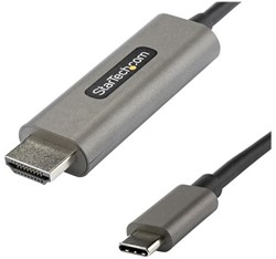 StarTech.com 2m USB-C naar HDMI Kabel 4K 60Hz met HDR10 Ultra HD USB Type-C naar 4K HDMI 2.0b Video Adapter Kabel USB-C naar HDMI HDR Monitor/Scherm Converter DP 1.4 Alt Mode HBR3