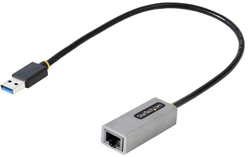 StarTech.com USB 3.0 naar Gigabit Ethernet Network Adapter - 10/100/1000 Mbps, USB naar RJ45, USB 3.0 naar LAN Adapter, USB 3.0 Ethernet Adapter (GbE), 30cm Aangesloten Kabel, Driverless Install