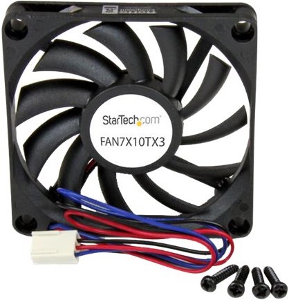 StarTech.com 70mm TX3 CPU Koelventilator op Dubbele Kogellagers