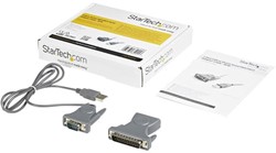 StarTech.com USB naar RS232 DB9/DB25 Seriële Verloopkabel - M/M