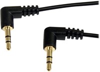 StarTech.com 90cm Slanke 3,5mm Haakse Stereo Audiokabel M/M