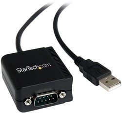 StarTech.com 1-poort FTDI USB naar RS232 Seriële Adapter Verloopkabel met COM-behoud