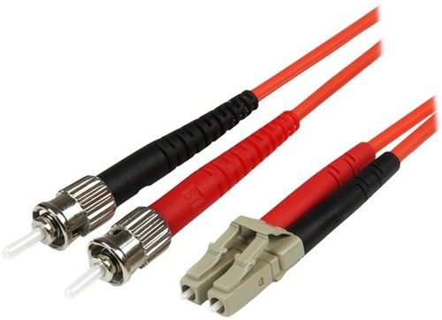 StarTech.com 5 m multimode 50/125 duplex glasvezelpatchkabel LC ST