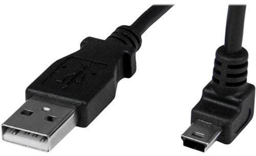 StarTech.com 1 m mini USB-kabel A-naar-mini-B met opwaartse hoek