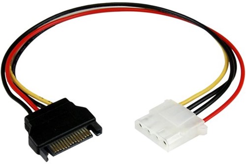 StarTech.com 30 cm SATA-naar-LP4-voedingskabeladapter F/M