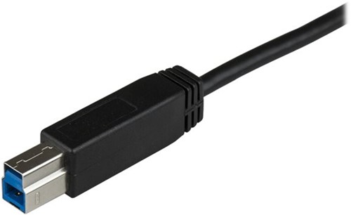 StarTech.com USB31CB1M USB-kabel 1 m USB 3.2 Gen 2 (3.1 Gen 2) USB C USB B Zwart