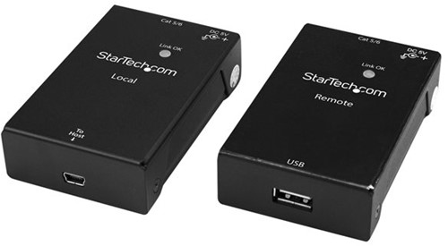 StarTech.com 1-Poorts USB 2.0 over -Cat5 of -Cat6 extender kit 50 m