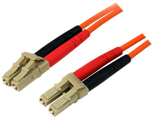 StarTech.com 3m Multimode 50/125 Duplex Glasvezel Netwerkkabel LC-LC
