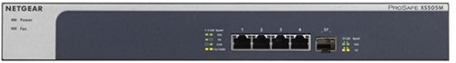 NETGEAR XS505M Unmanaged 10G Ethernet (100/1000/10000) Grijs, Zilver