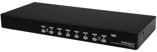 StarTech.com 8-poort 1U-Rack USB KVM-switch met OSD