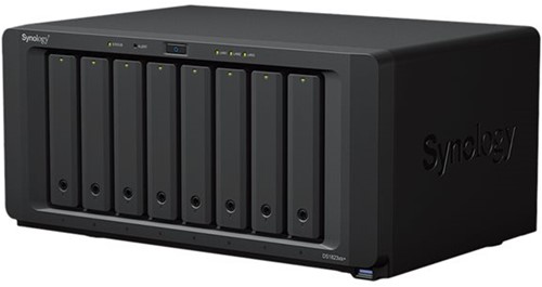 Synology DiskStation DS1823XS+ data-opslag-server NAS Tower Ryzen Embedded V1780B 8 GB DDR4 0 TB DiskStation Manager Zwart