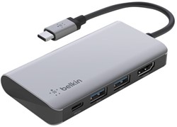 Belkin AVC006btSGY USB 3.2 Gen 1 (3.1 Gen 1) Type-C Zilver