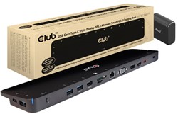 Club 3D CSV-1565 - dockingstation - USB-C - VGA, HDMI, DP - GigE