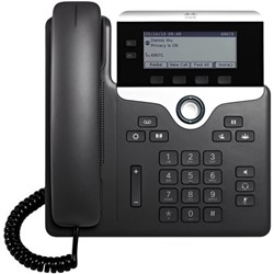 Cisco 7821 IP telefoon Zwart, Zilver 2 regels