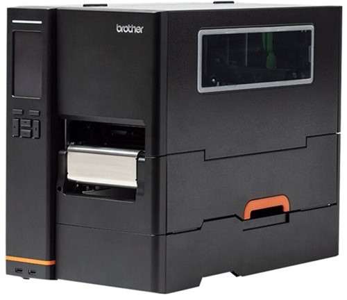 Industriele labelprinter- Thermal transfer/Direct thermisch- 256MB RAM/512MB FLASH(uitbreidbaar tot 32GB)- LCD touchscreen