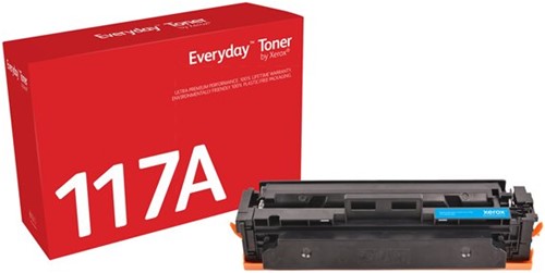 Everyday Cyaan Toner vervangt de HP 117A (W2071A), Standaard rendement