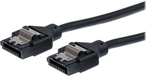 StarTech.com 45cm Ronde Vergrendelbare SATA Kabel
