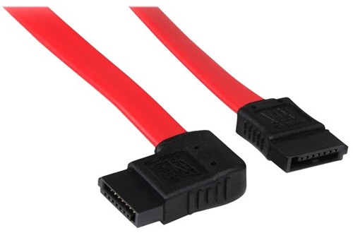 StarTech.com 30 cm SATA-naar-rechtshoekige-SATA seriële ATA-kabel