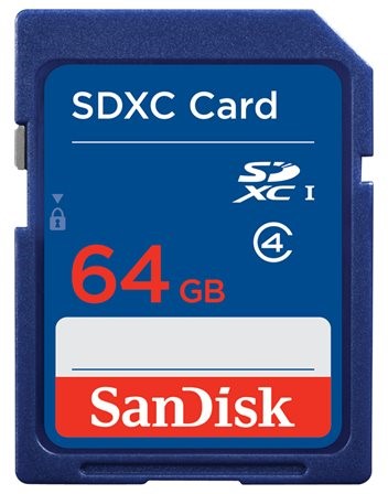 SanDisk - flashgeheugenkaart - 64 GB - SDXC