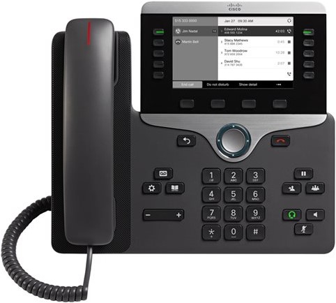 Cisco 8811 IP telefoon Zwart LCD