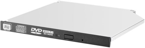 Hewlett Packard Enterprise 9.5mm SATA DVD-RW JackBlack Gen9 Optical Drive optisch schijfstation Intern DVD Super Multi DL Zwart, Grijs