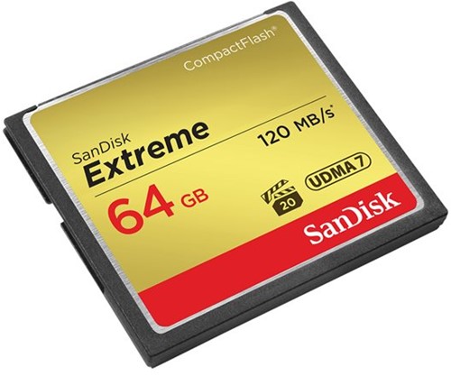 SanDisk Extreme - Flashgeheugenkaart - 64 GB - 567x - CompactFlash