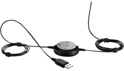 Jabra Evolve 20 MS Stereo Headset Bedraad Hoofdband Kantoor/callcenter USB Type-A Zwart