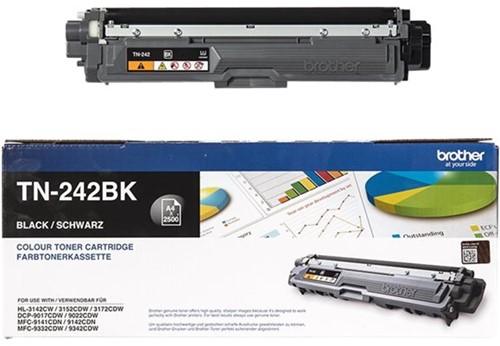 Brother TN242BK - zwart - origineel - tonercartridge