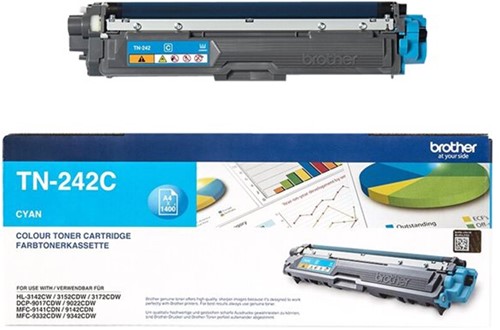 Brother TN242C - cyaan - origineel - tonercartridge