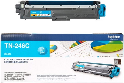 Brother TN246C - cyaan - origineel - tonercartridge