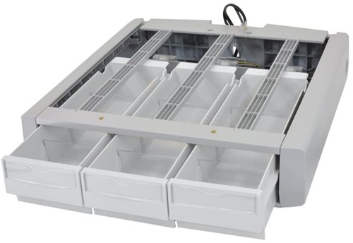 Ergotron Supplemental Triple Drawer - bevestigingscomponent - grijs, wit