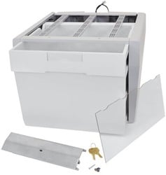 Ergotron Envelope Drawer - bevestigingscomponent - grijs, wit