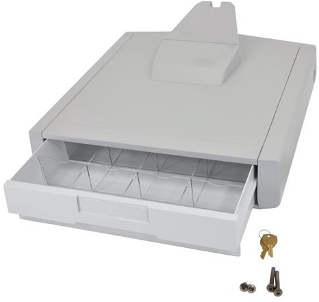 Ergotron StyleView Primary Storage Drawer, Single - opslagdoos - grijswit