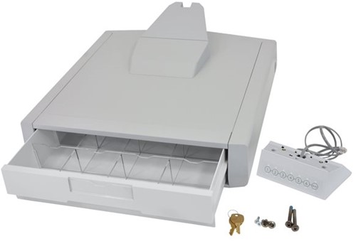 Ergotron SV44 Primary Single Drawer for LCD Cart - bevestigingscomponent - grijs, wit