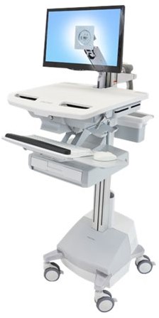 Ergotron StyleView - wagen - open architectuur - voor lcd-scherm / toetsenbord / muis / CPU / notebook / streepjescodelezer - TAA Compliant