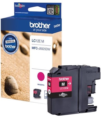 Brother LC-12EM inktcartridge 1 stuk(s) Origineel Magenta
