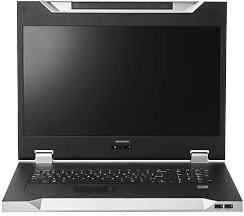 Hewlett Packard Enterprise LCD8500 1U DE Rackmount Console Kit rack console 47 cm (18.5") 1600 x 1200 Pixels