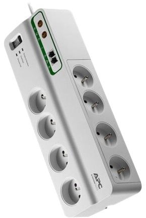 APC PMF83VT-FR Overspanningsbeveiliging Wit 8 AC-uitgang(en) 230 V 3 m