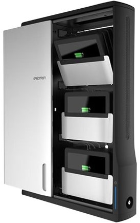 Ergotron Zip12 Muur gemonteerd Zwart, Metallic