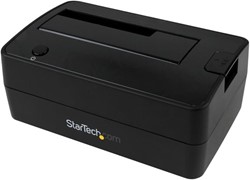 StarTech.com Single Bay USB 3.1 naar SATA HDD Docking Station, USB 3.1 (10 Gbps) Hard Drive Dock, Externe 2.5/3.5" SATA III HDD/SSD Dock Station, Hot-Swap Hard Drive Bay, Top-Loading