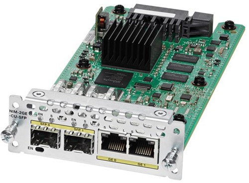 Cisco NIM-2GE-CU-SFP= network switch module Gigabit Ethernet