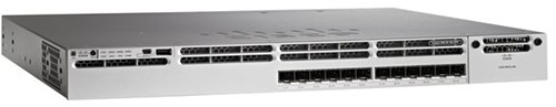 Cisco Catalyst WS-C3850-12XS-E netwerk-switch Managed Zwart, Grijs